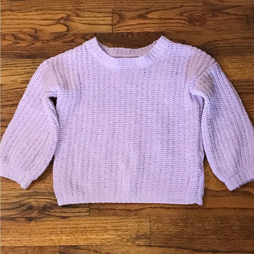 GB Girls Gianni Bini Lavender Knit Pullover Sweater 
Size XS 4 / 5 Extra… - Picture 5 of 12